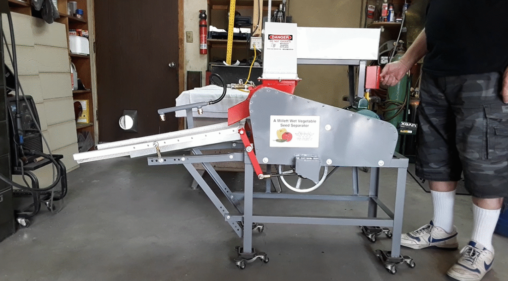 Small Seed Separator machine side view